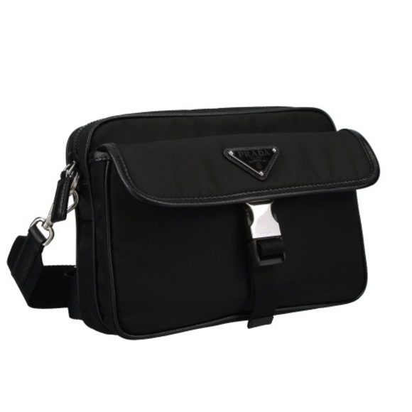 Prada Shoulder Black Leather Bag - Picture 1 of 10